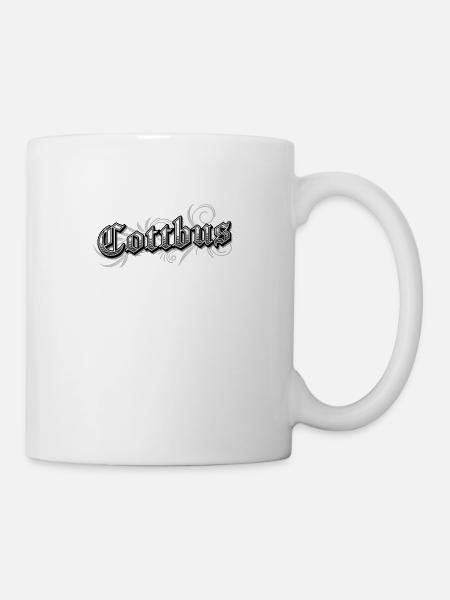 Cottbus East Germany Vintage Look - Mug - white