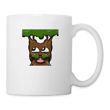 Bonzai - lachender Bonsi - Tasse - Weiß - Rechts