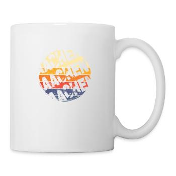 Aachen Germany City Vintage Retro Skyline - Mug - white - Right