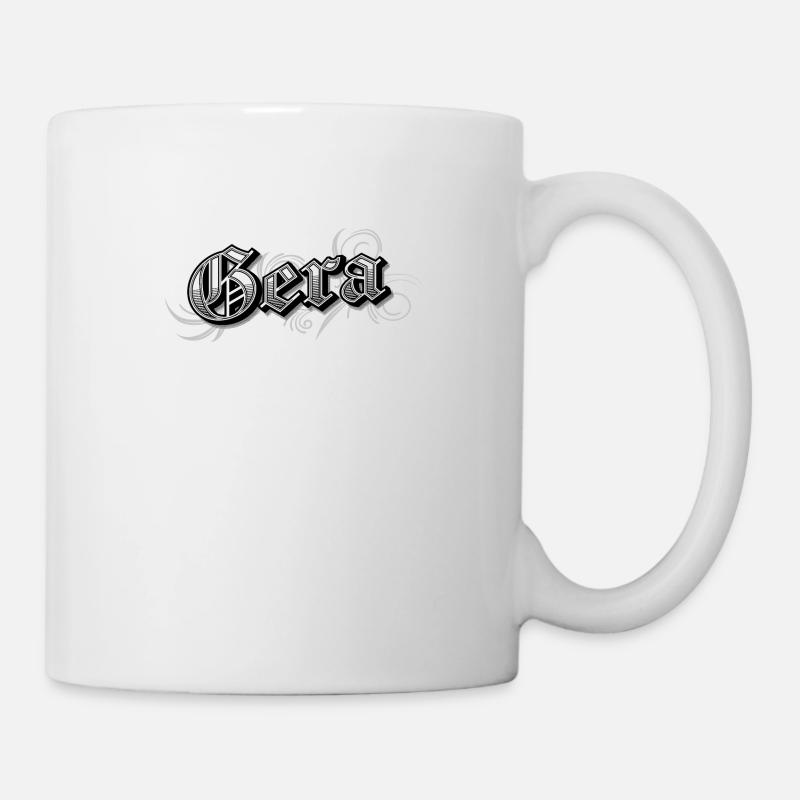 Gera Allemagne de l’Est Vintage Look - Mug blanc - blanc