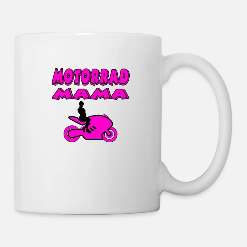 Motorrad - Tasse - Weiß