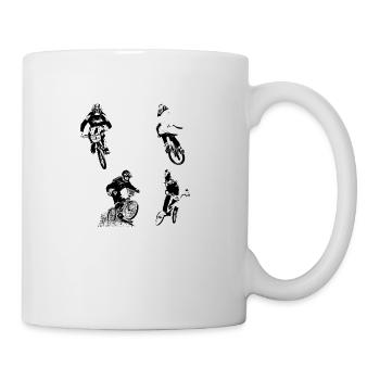 BMX Race sticker pack - Mug - white - Right