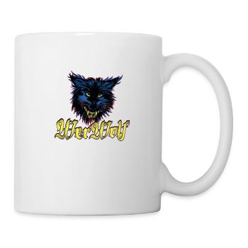 WERWOLFE in the blue - Tasse - Weiß - Rechts