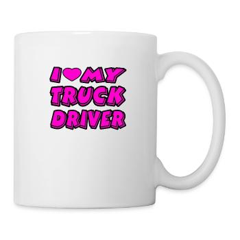 Camion - Mug blanc - blanc - Droite