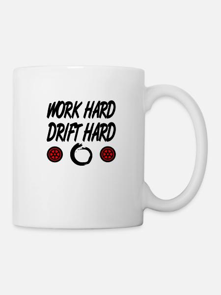 Auto - Tasse - Weiß