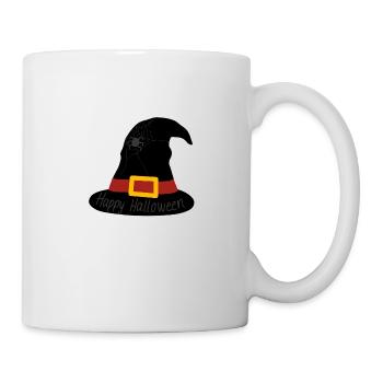Happy Halloween - Tasse - Weiß - Rechts