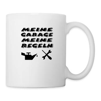 Garage - Tasse - Weiß - Rechts