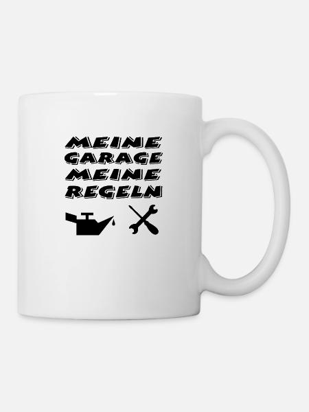 Garage - Tasse - Weiß