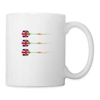 Fléchettes britanniques - Mug blanc - blanc - Droite