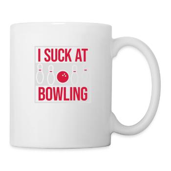 Je suis nul au bowling - Mug blanc - blanc - Droite