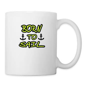 Voile - Mug blanc - blanc - Droite