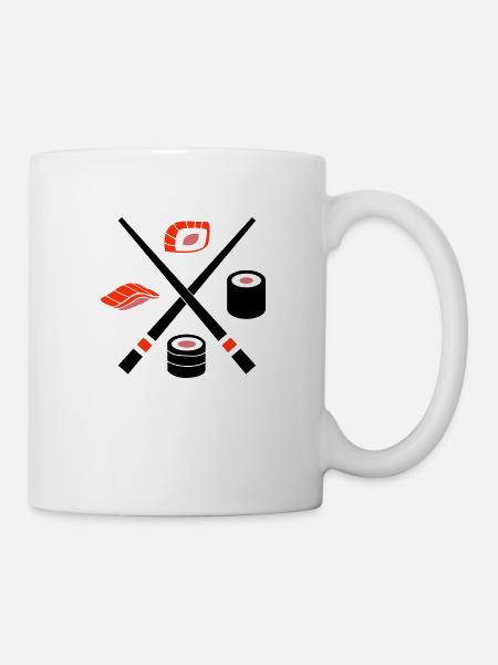 Sushi - Tasse - Weiß