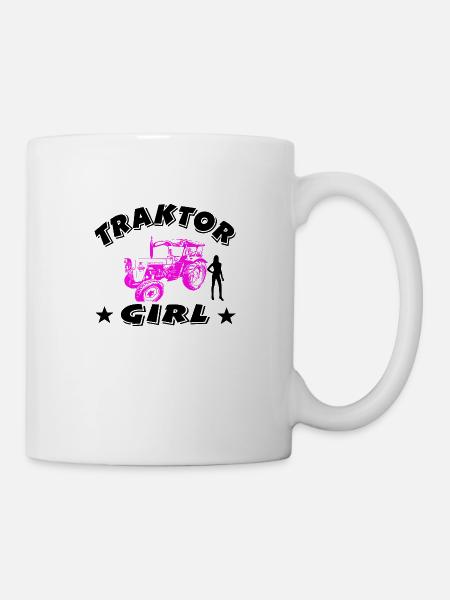Traktor - Tasse - Weiß
