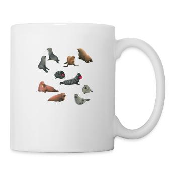 Freunde des Meeres - Tasse - Weiß - Rechts
