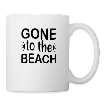 Gone to the Beach - Tasse - Weiß - Rechts