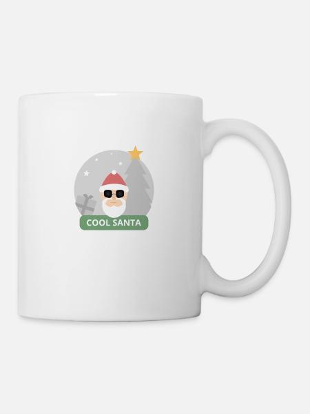 Père Noël cool - Mug blanc - blanc