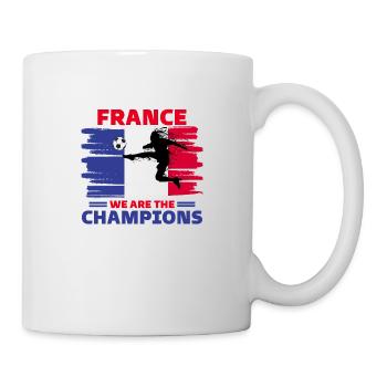 France Football 2022 Fan des französischen Fußballs - Tasse - Weiß - Rechts