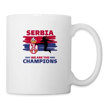 Serbie Football 2022 supporter Serbie Football - Mug blanc - blanc - Droite