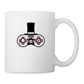 Gentlemen old controller retro - Mug - white - Right