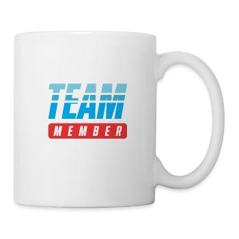 Badminton Team - Tasse - Weiß - Rechts