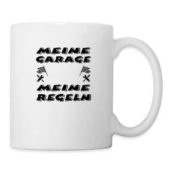 Garage - Tasse - Weiß - Rechts