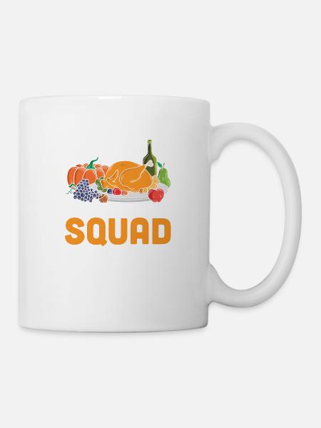 friendsgiving squad - Funny Turkey - Mug - white