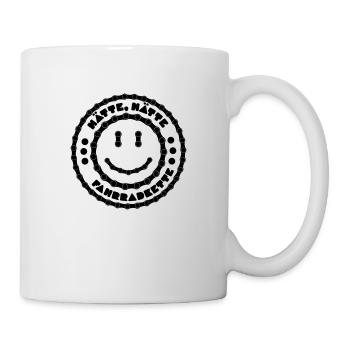 Hätte hätte Fahrrad Kette 30 - Tasse - Weiß - Rechts