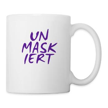 UN MASQUE IERT - DÉMASQUÉ - DÉMASQUÉ. NOUVEAU SUCCÈS ! - Mug blanc - blanc - Droite