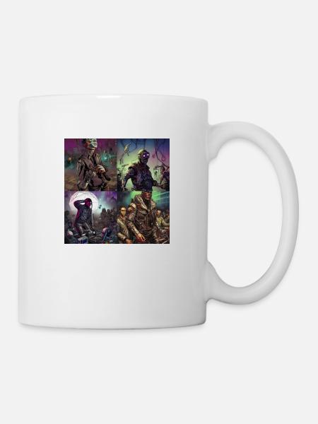 cyborg ravers - Mug - white