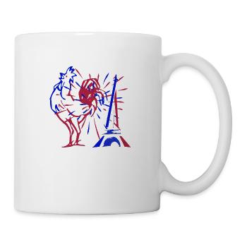 Frankreich - Tasse - Weiß - Rechts