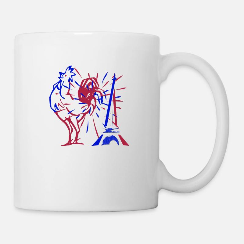 Frankreich - Tasse - Weiß