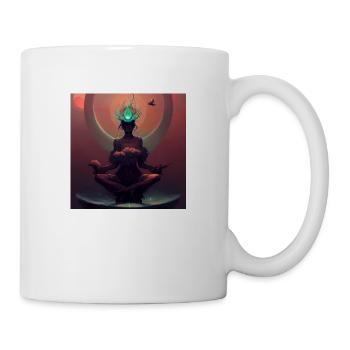 ŒUVRE SPIRITUELLE _05 - Mug blanc - blanc - Droite