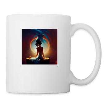ŒUVRE SPIRITUELLE _03 - Mug blanc - blanc - Droite