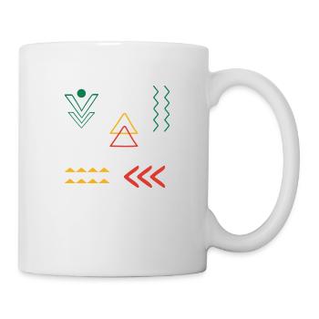 Rune Symbole Cadeau Ornement Ethnique Art - Mug blanc - blanc - Droite