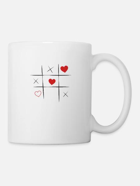 Herz - Tasse - Weiß