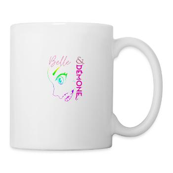 Belle et démone (rainbow style) - Mug blanc - blanc - Droite