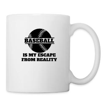 Jeu de baseball Cadeau de baseball Amateurs de baseball - Mug blanc - blanc - Droite