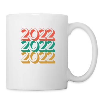 Anniversaire année 2022 / Vintage 2022 - Mug blanc - blanc - Droite