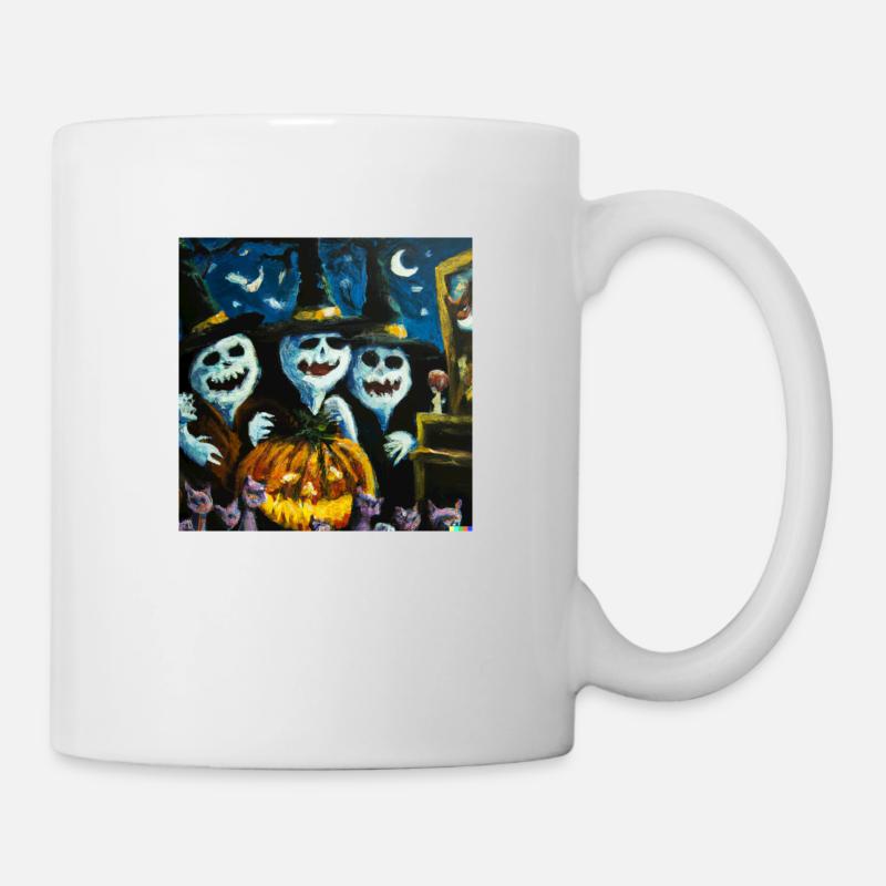 le bal des citrouilles - Mug blanc - blanc