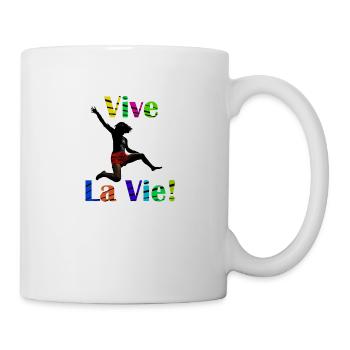 Vive la vie Colors 2 - Mug blanc - blanc - Droite