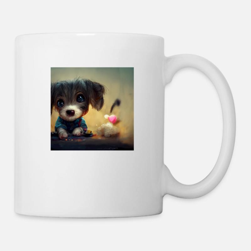 Cute Sweet Doggy - Mug - white