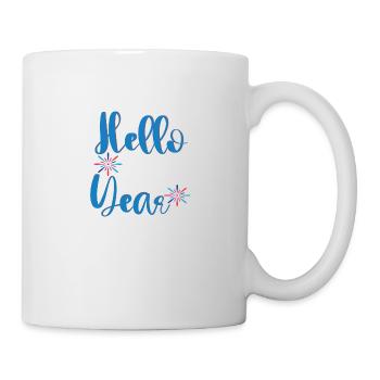 Bonjour Nouvel An - Mug blanc - blanc - Droite