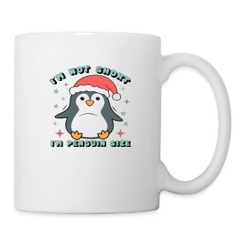I ́m not Short I ́m Penguin Size - Mug - white - Right