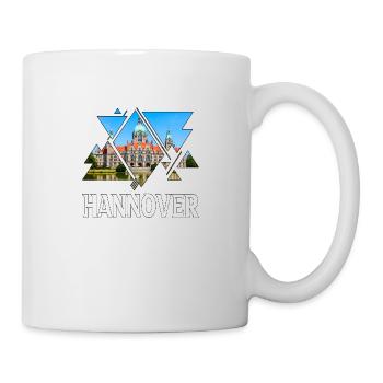 Hanover Germany City Skyline Home Love - Mug - white - Right