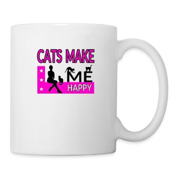 Félin - Mug blanc - blanc - Droite