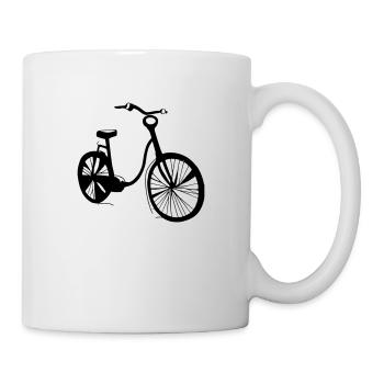 Fahrrad Gekritzel Fahrräder Radfahren Vektor 3 - Tasse - Weiß - Rechts