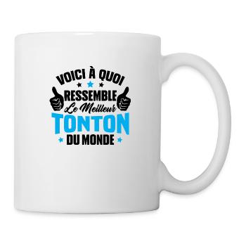 Voici à Quoi Ressemble le Meilleur Tonton du Monde - Mug blanc - blanc - Droite