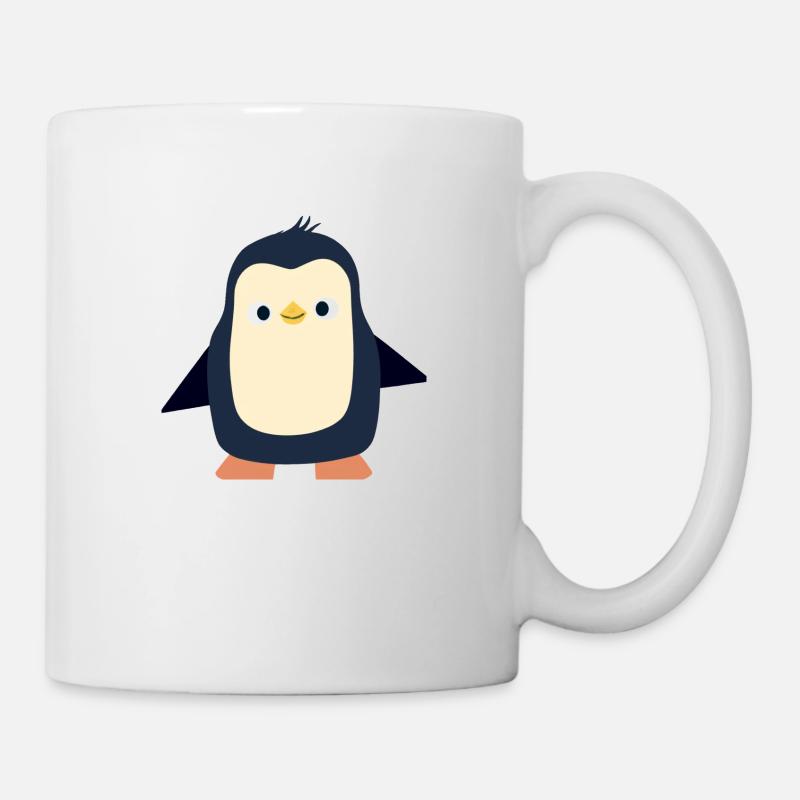 pingouin Illustration - Mug blanc - blanc