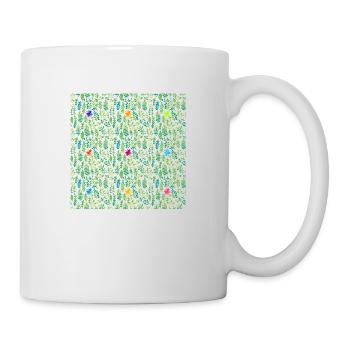 Meadow and butterflies - Mug - white - Right