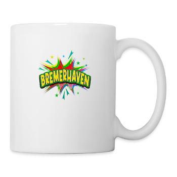 Bremerhaven Germany City Pop Art Comic Art - Mug - white - Right